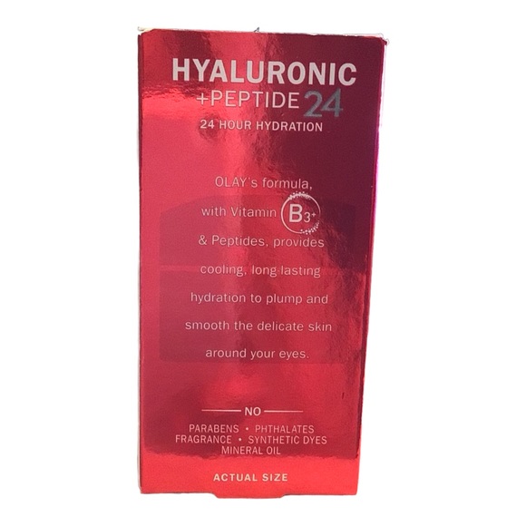 NIB Olay Regenerist Hyaluronic + Peptide 24 Hydrating Eye Gel 0.5 OZ - Picture 3 of 4